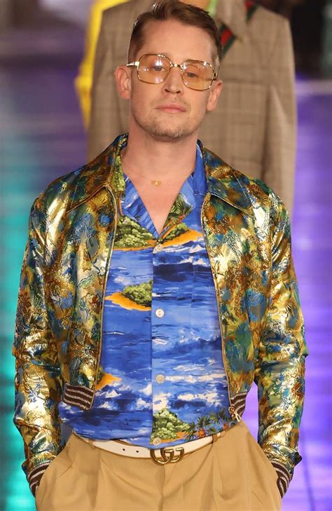 caulkin gucci|macaulay culkin gucci runway.